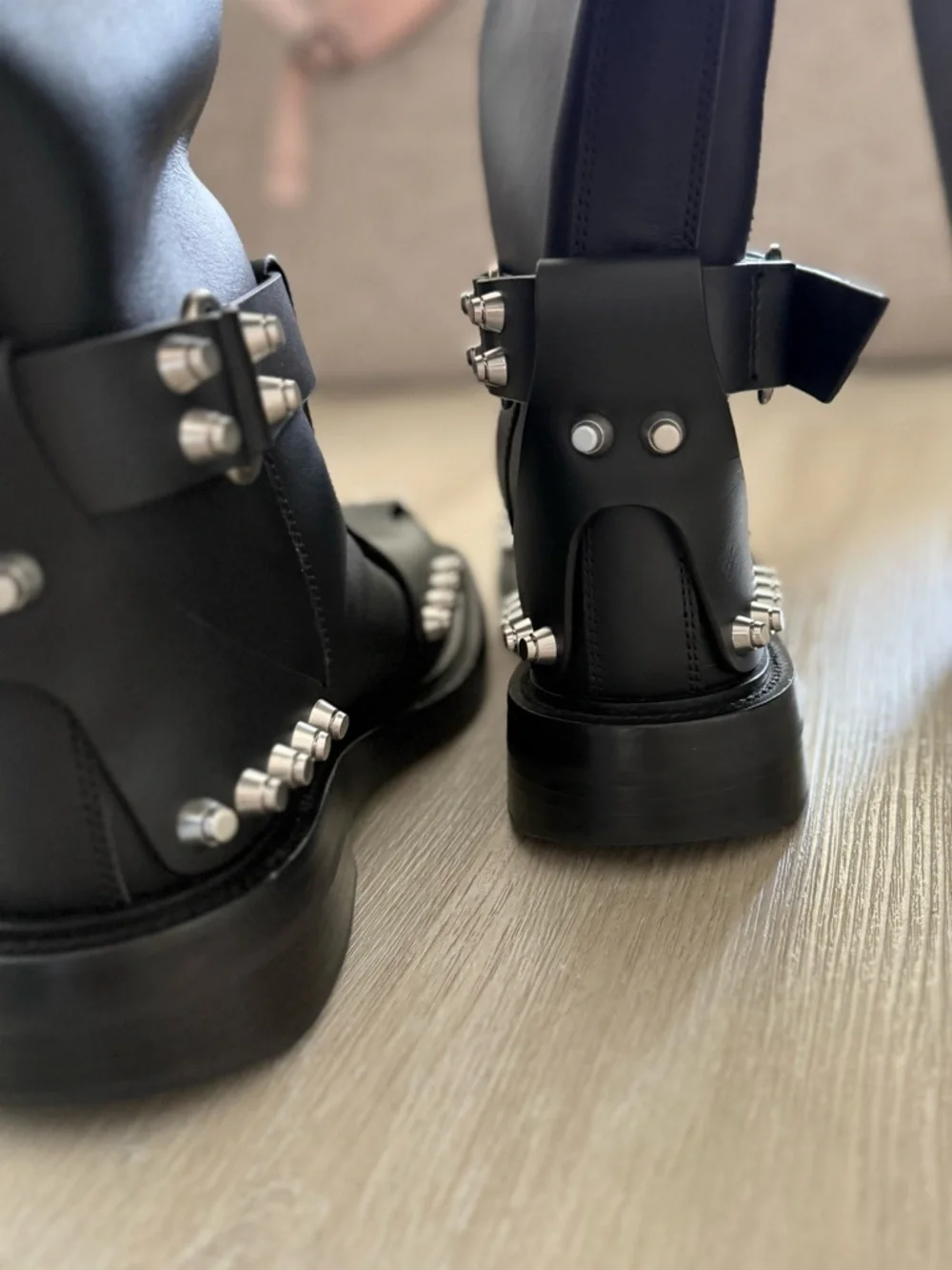 New Alexander Wang Black Dixon Buckle Thigh-high Boot In Leather 37 $2,750